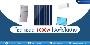 โซล่าเซลล์ 1000w